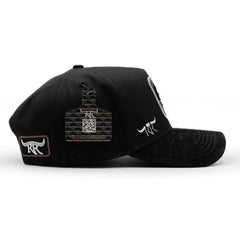 Back view of King Ranch snapback hat with adjustable snap closure and embroidered logo