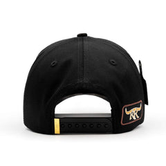 The King Ranch "Mantaraya" Cap - Black & Gold