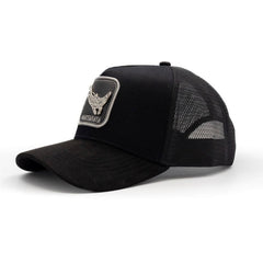 The King Ranch "Mantaraya" Cap - Black & Silver