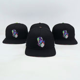 VBR El Rey black snapback cap front view