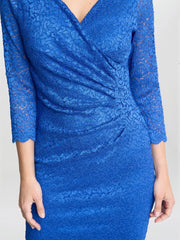 Gina Bacconi Melody Lace Wrap Dress