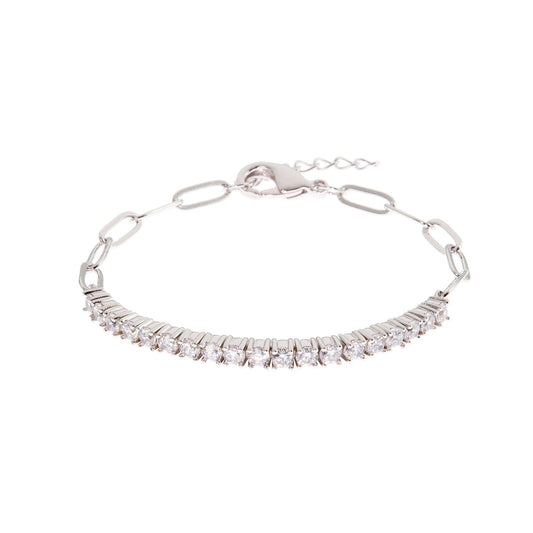 Cachet London Ella Silver Tennis Bracelet