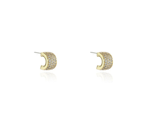 Cachet London Lily Gold Hoop Earrings