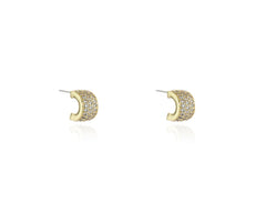 Cachet London Lily Gold Hoop Earrings