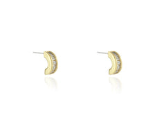 Cachet London Ceto Gold Hoop Earrings