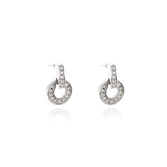 Cachet London Elana Silver Drop Earrings