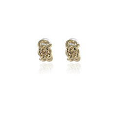 Cachet London Link Gold Clip On Earrings