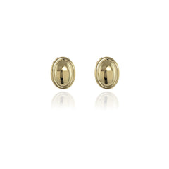 Cachet London Vega Polished Gold Clip On Earrings