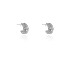 Cachet London Jadine Silver Hoop Earrings