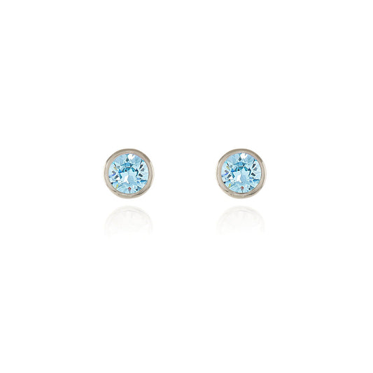 Cachet London Thisbe Silver Aquamarine Earrings