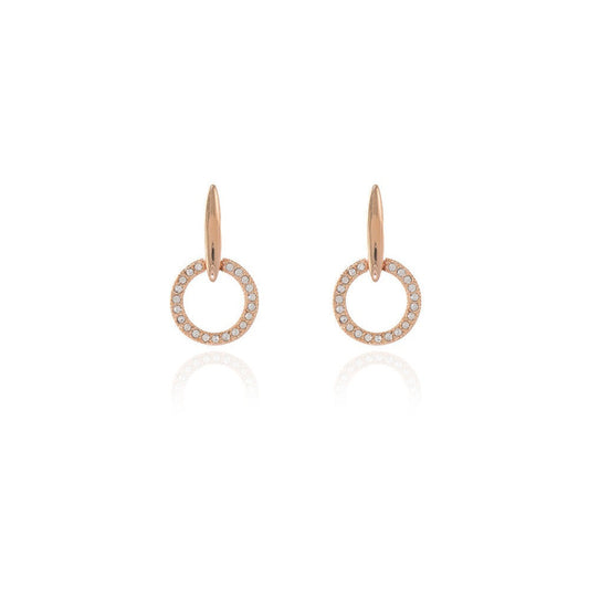 Cachet London Lara Drop Rose Gold Earrings