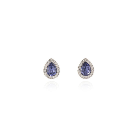 Cachet London Talma Silver Light Turquoise Earrings