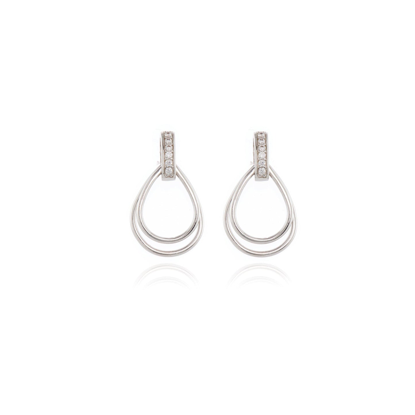 Cachet London Qiao Silver Earrings