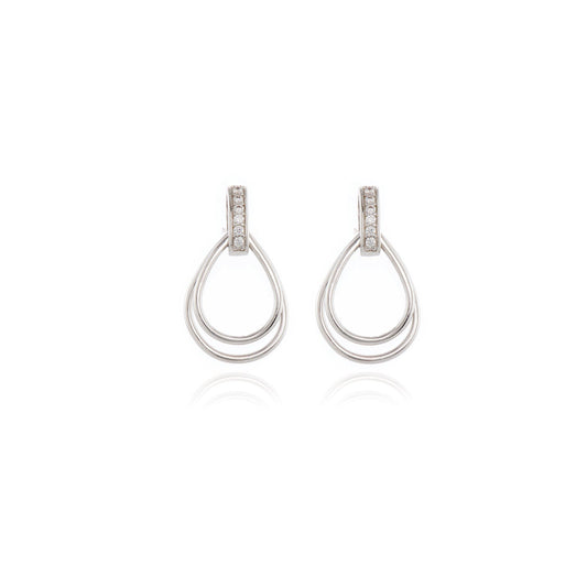 Cachet London Qiao Silver Earrings