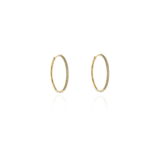Cachet London Vice Gold Hoop Earrings