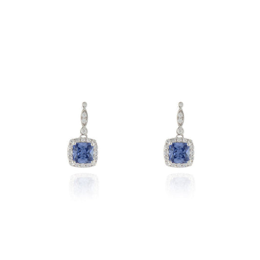 Cachet London Tanis Silver Tanzanite Earrings