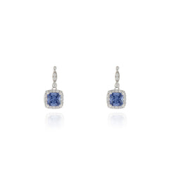 Cachet London Tanis Silver Tanzanite Earrings