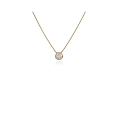 Cachet London Solitaire Gold Pendant