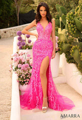 Amarra Fuschia Angelina Maxi Dress