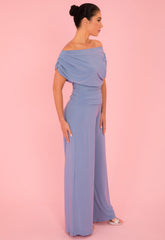 Atom Label Powder Blue Carbon Jumpsuit