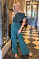 Atom Label Green Carbon Sparkle Jumpsuit
