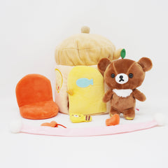 2016 Chairoikoguma House Plush Set - Rilakkuma Gloves Gift Theme Winter - San-X