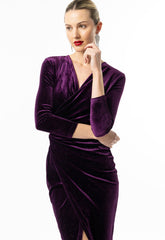 AngelEye Purple Sparkle Party Dress