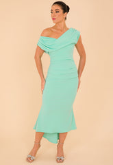 Atom Label Aqua Mercury Dress
