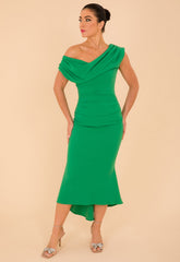 Atom Label Emerald Green Mercury Dress