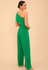 Atom Label Green Rhodium Jumpsuit