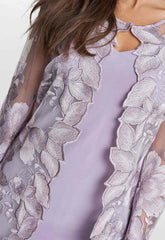 Gina Bacconi Lilac Savoy Dress and Lace Jacket