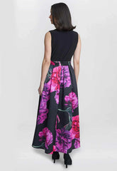 Gina Bacconi Annabelle Printed High Low Dress
