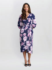 Gina Bacconi Keeley Floral Print Dress