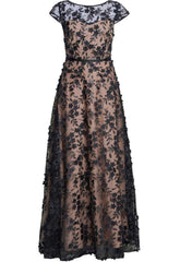 Gina Bacconi Keira 3D Flower Maxi Dress