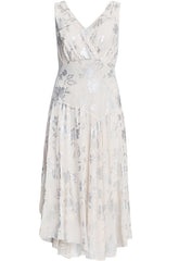 Gina Bacconi CHAMPAGNE Leanne Jacquard Dress