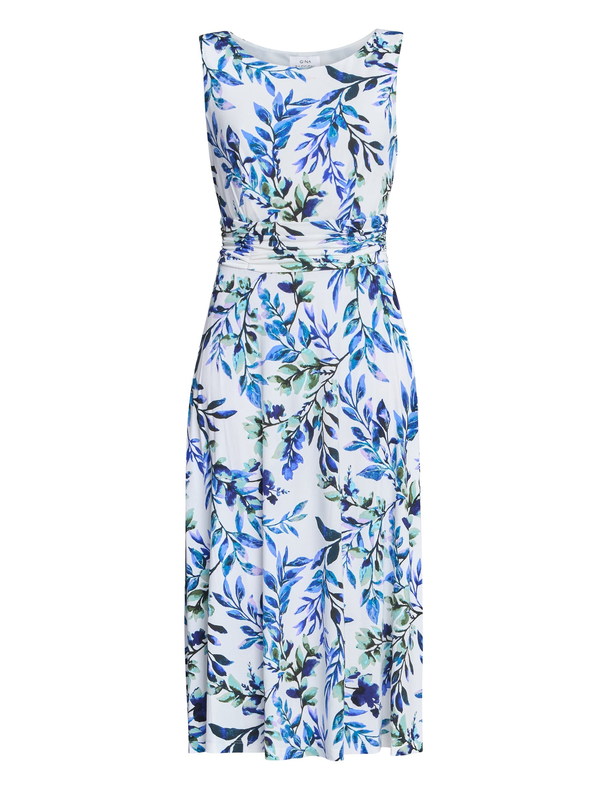 Gina Bacconi George Floral Print Midi Dress