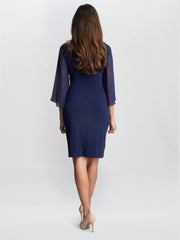 Gina Bacconi Jagger Cowl Neck Dress