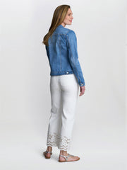Gina Bacconi Chantel Embelished Denim Jacket