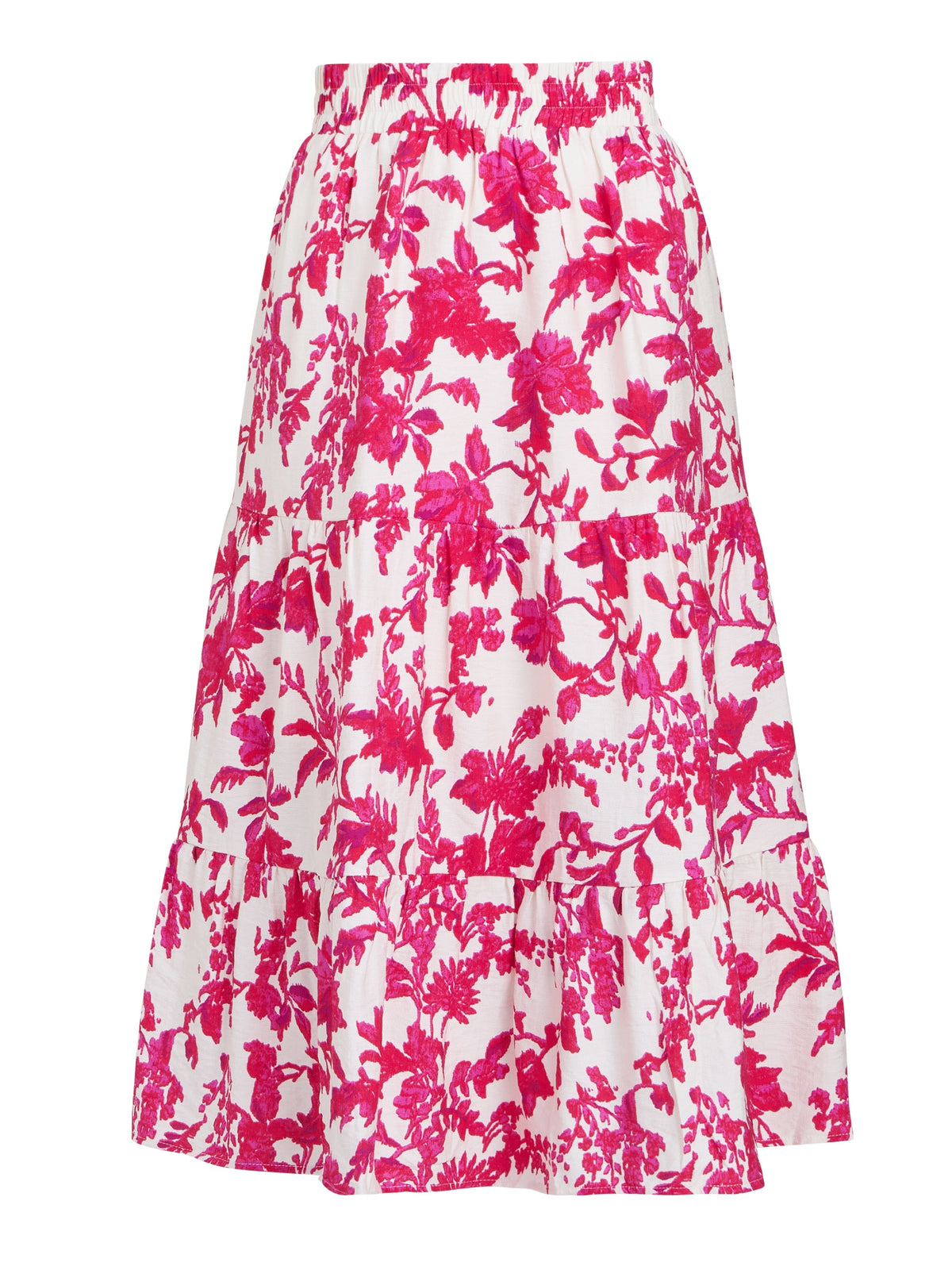 Gina Bacconi Fuchsia Chris Fuchsia Floral Skirt