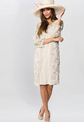 Gina Bacconi Champagne Dollie& Jacket Outfit