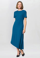 Gina Bacconi Blue Elma Fit And Flare Midi Dress