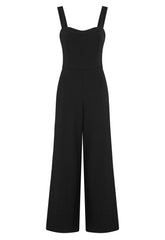 Gina Bacconi Black Emy Black Wide-Leg Jumpsuit
