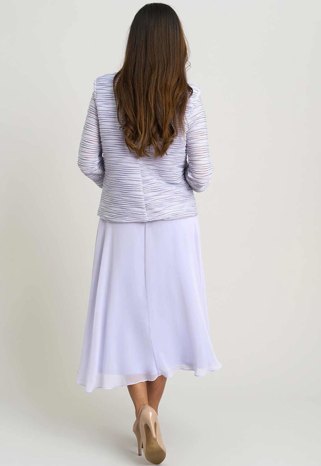 Gina Bacconi LILAC Page Fancy Jacket & Chiffon Dress