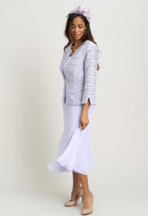 Gina Bacconi LILAC Page Fancy Jacket & Chiffon Dress