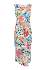 Gina Bacconi MULTI Roma Twist Knot Floral Dress