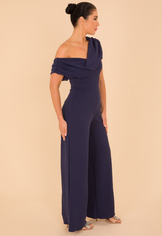 Atom Label Navy Venice Jumpsuit