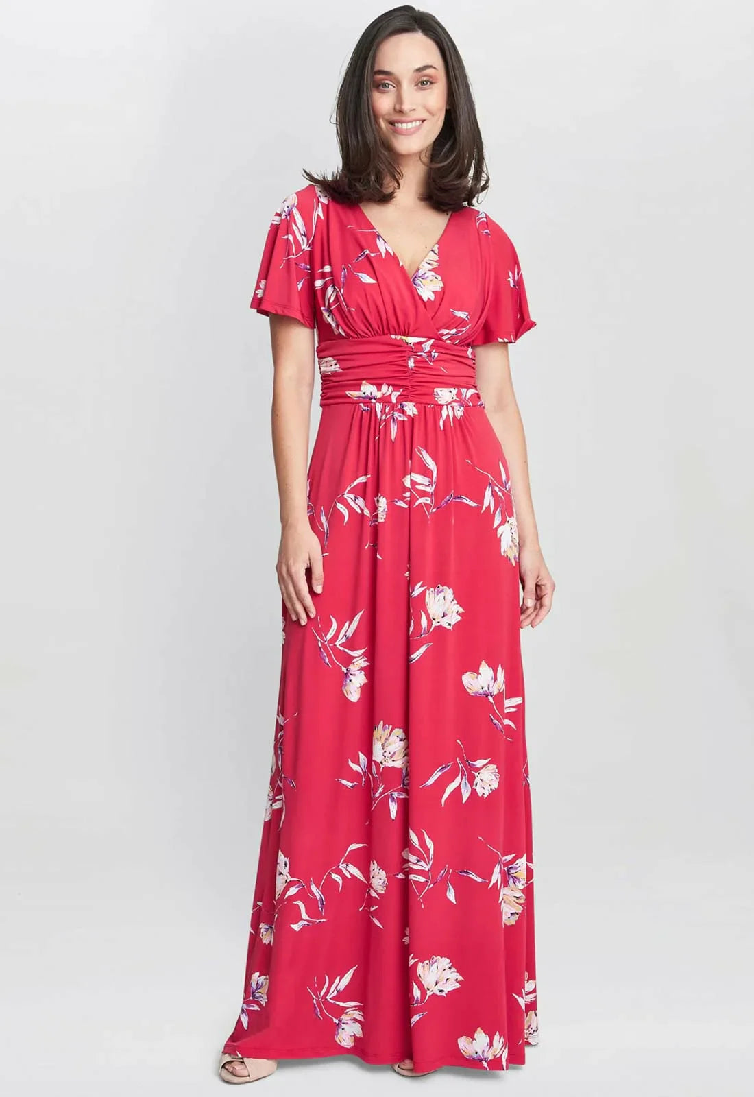 Gina Bacconi Fabiana Jersey Maxi Dress