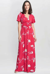 Gina Bacconi Fabiana Jersey Maxi Dress