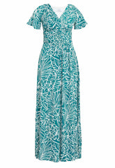 Gina Bacconi Fatima Jersey Maxi Dress