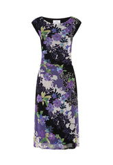 Gina Bacconi MULTI Jasmine Floral Print Midi Dress